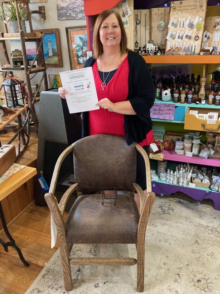 Chair available for Raffle from Mountain Time