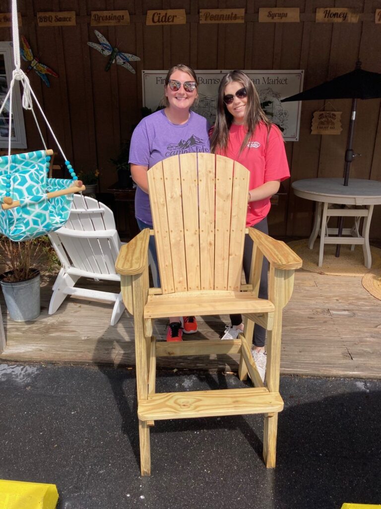 Chair available for Silent Auction from Mountain Time